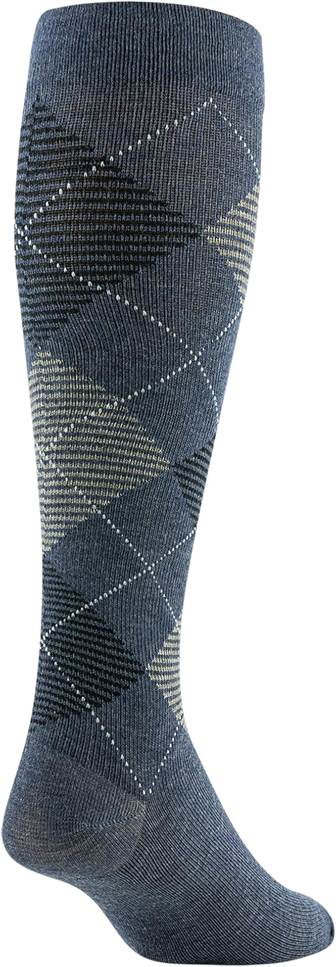 GOLDTOE Men's Mild Compression Over The Calf Socks, Multipairs