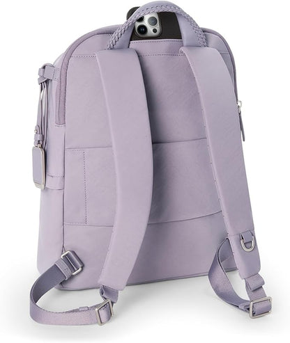 TUMI - Voyageur Halsey Backpack - Women's Lightweight Everyday and Travel Bag - 14.5" X 11.5" X 5.5" - Holds Up to 14" Screen - Lavender