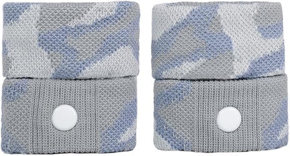 P6 Motion Sickness Bands for Kids Children’s Wristbands for Anti Nausea Sea Cruise Travel Car Sickness All-Natural Non Drowsy Relief Acupressure Treatment (2 Pack, Grey - Grey)