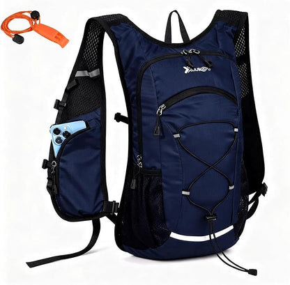DOJUNS Hiking Backpack Lightweight Travel Backpack 20L Waterproof Hiking Daypacks Camping Backpack for Men Women (Dark Blue)