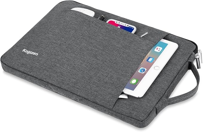 13-14 Inch Laptop Sleeve Shockproof Lightweight Case Carrying Bag Compatible with MacBook Pro 14 13 inch/MacBook Air 13.3/ Dell XPS 13/ Surface Laptop 13.5/ iPad Pro 12.9 - Gray