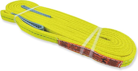 2-Ply Lifting Straps 1”x 20ft Webbing Sling Tree Saver 1Pack Heavy Duty Web Strap Rigging Moving Towing Hoisting Gear KODIAK STRAPS