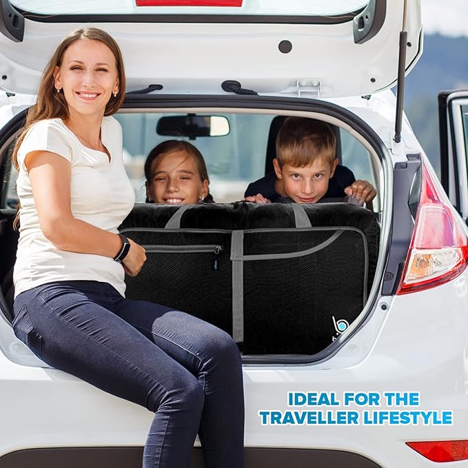 Bago Rolling Duffle Bag with Wheels - 31" 120L Foldable Weekender Bag, Waterproof Travel Duffel Bag, Heavy Duty Lightweight Duffle Bag for Traveling, Rolling Duffel Bag with Wheels (Black)