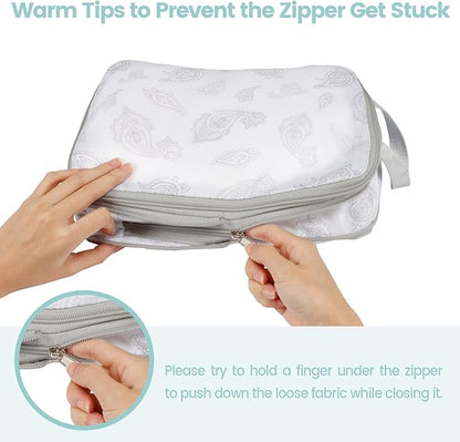 Cambond Compression Packing Cubes for Travel Women - Expandable Travel Bags Luggage Organizers Travel Essentials Compression Cubes for Travel Carry on Suitcases Organizer