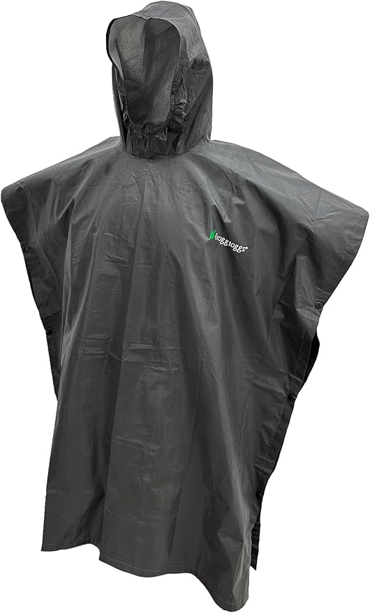 FROGG TOGGS Ultra-lite2 Waterproof, Breathable Rain Poncho, Adult and Youth Sizes