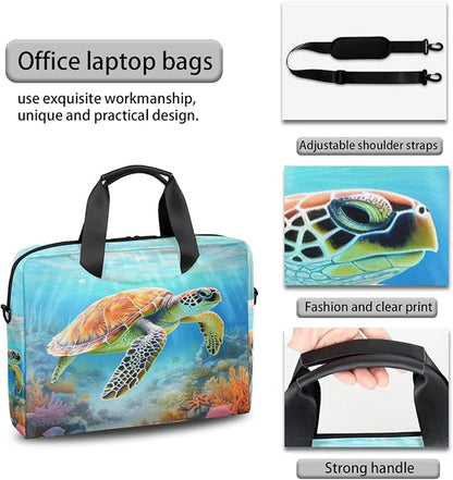 Laptop Bag Bohemian Mandala Laptop Satchel Briefcase Adjustable shoulder Carrying for MacBook Pro 16 inch