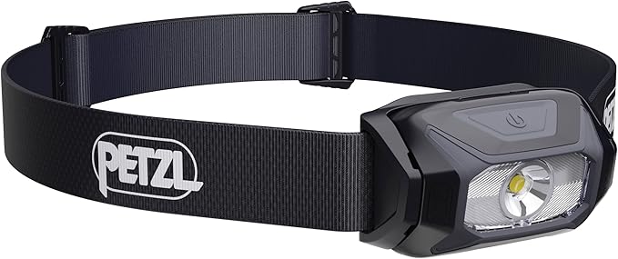 PETZL TIKKINA Headlamp - Compact, Easy-to-Use 300 Lumen Headlamp, Designed for Hiking, Climbing, Running, and Camping