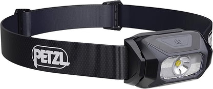 PETZL TIKKINA Headlamp - Compact, Easy-to-Use 300 Lumen Headlamp, Designed for Hiking, Climbing, Running, and Camping