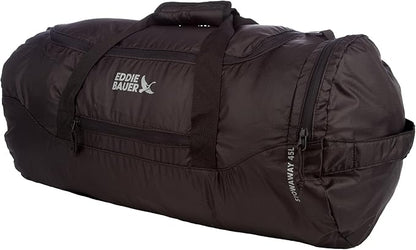 Eddie Bauer Stowaway Packable Duffel Bag | Travel | Foldable | Lightweight | Durable | Ripstop Polyester