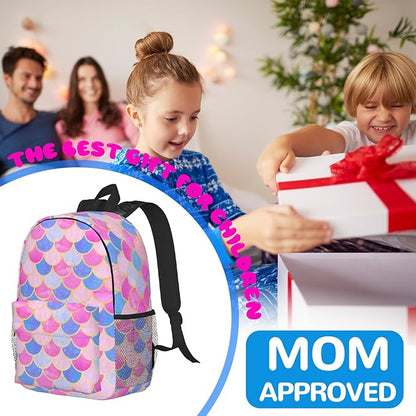 Kids Backpack for School Elementary Lightweight Cute Students Bookbag for Teens Boys Girls School Bag