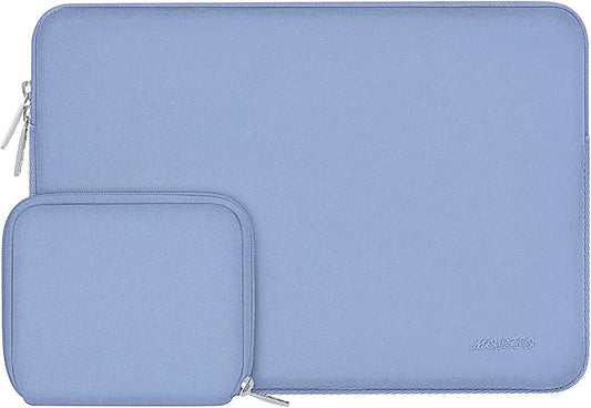 MOSISO Laptop Case 16 inch, 15-15.6 inch Laptop Sleeve Bag Compatible with MacBook Pro 16 inch, HP, Acer, Dell, Lenovo, ASUS Notebook, Neoprene Computer Sleeve Bag with Small Case, Serenity Blue
