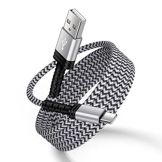 10FT Long USB A to USB C Charger Cable Fast Charging for iPhone 17 Pro Max 16e 16 Pro Max 16 Plus 15 Braided Type C Charger Android Power Cord for Samsung Galaxy S25 Ultra/S24/S23/S22/S21/A17/A16/A15