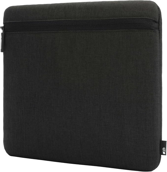 Incase 13-inch Laptop Carry Zip Sleeve - Sea Blue, Polyester, Protecting Laptops During Travel or Transport, Cover for Laptops (Black)