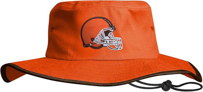 NFL Solid Team Color Logo Sport Outdoor Sun Bucket Boonie Hat