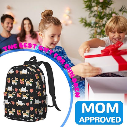 Kids Backpack for School Elementary Lightweight Cute Students Bookbag for Teens Boys Girls School Bag