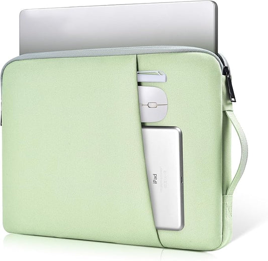 Laptop Sleeve Case 17 17.3 Inch with Handle Computer Bag Carrying Case for HP Pavilion 17/ Envy 17/ Dell/IdeaPad ThinkPad/LG Gram/MSI/ASUS Acer, Green