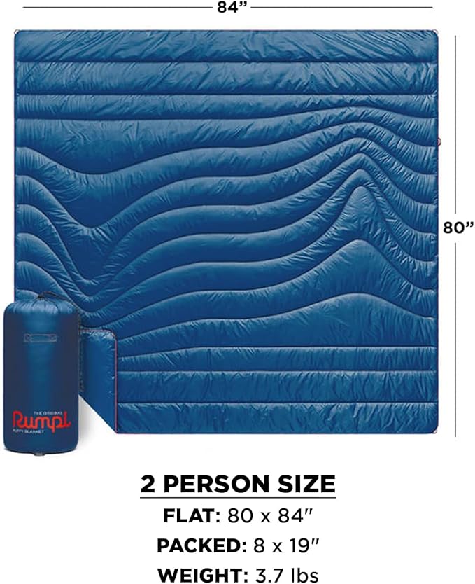 Rumpl Original Puffy Blanket - PYRO Fade - 2P