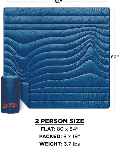 Rumpl Original Puffy Blanket - PYRO Fade - 2P