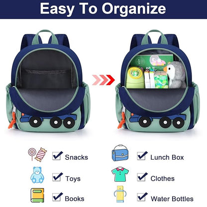 Accmor Toddler Backpack with Leash, Cute Child Safety Walking Harness Bag with Anti Lost Wrist Link, Toddlers Backpacks Kids Travel Essential Mini Rucksack Back Pack Strap Tether for Baby Boys Girls