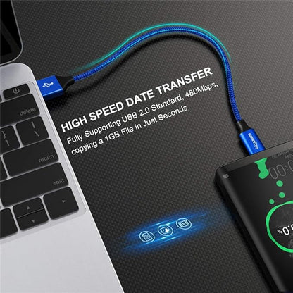 etguuds USB to USB C Cable 1ft, 2-Pack Short USB A to Type C Charger Cord Fast Charging for Samsung Galaxy A17 A16 A15 A26 A36 A56, S25 S24 S23 S22 S21 S20 S10 Note 20, for iPhone 17 16 15, Moto