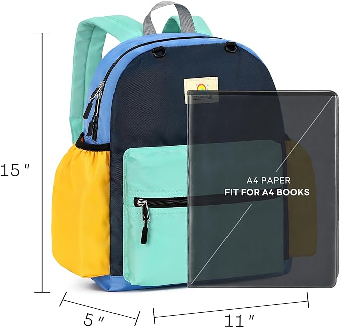 STEAMEDBUN Kids Backpack for Boys 4-6: Boys Backpacks for Elementary - 15 inch Backpack for Kindergarten