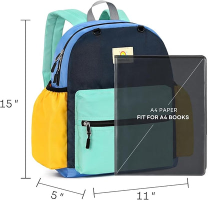 STEAMEDBUN Kids Backpack for Boys 4-6: Boys Backpacks for Elementary - 15 inch Backpack for Kindergarten