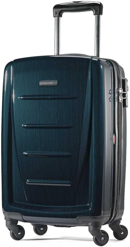 Samsonite Winfield 2 Hardside Expandable Luggage with Spinner Wheels, Teal, Checked-Large 28-Inch