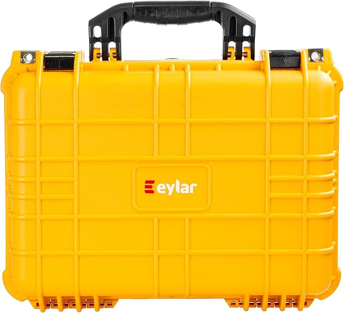 Eylar Standard 16" Gear, Equipment, Hard Camera Case Waterproof with Foam TSA Standards