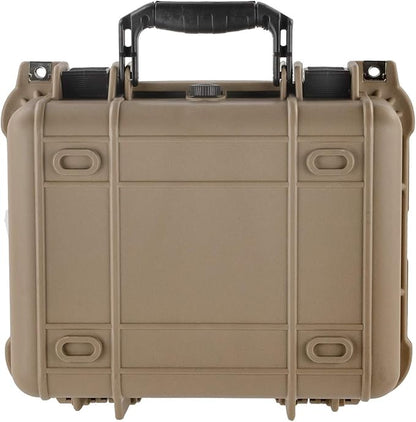 Eylar Protective Camera Hard Case Water & Shock Proof with Foam 13.37 inch 11.62 inch 6 inch Tan (Tan)