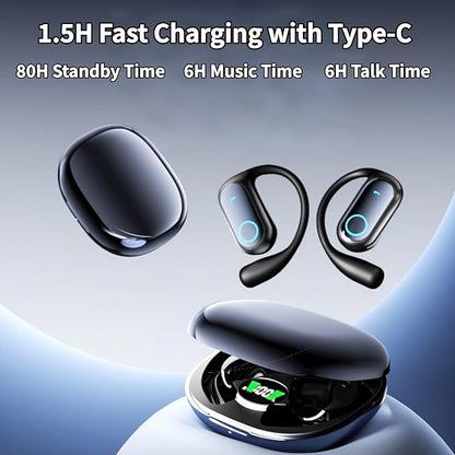 AI Translation Earbuds Real Time 144 Languages, 3-in-1 Bluetooth 5.4 Translating Device,Translator Headphones 45H Playtime Noise Canceling Mic for Travel Business Learning, iOS & Android Blue
