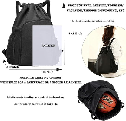 80L Waterproof Rolling Duffel Bag with Quick-Release Straps, Military Tactical Wheeled Foldable For Deployment Traveling Camping Sporting (Black+Drawstring bag)