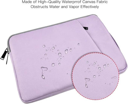13 Inch Laptop Sleeve Case for 13-inch New MacBook Air M4 A3240 2025,13 13.6 Inch MacBook Air 13 M3/M2/M1 2020-2024, Computer Carrying Bag with Handle, Purple