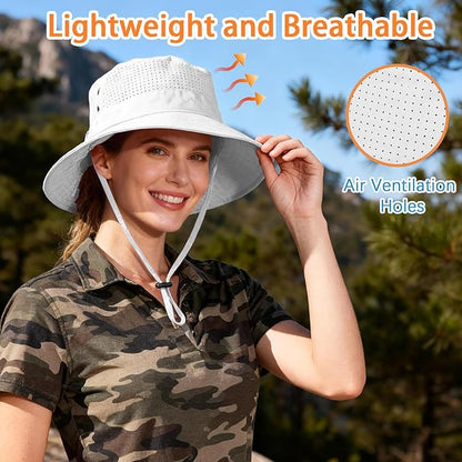 Sun Bucket Hat for Men Women Fishing Beach Safari Hats for Golf Hiking Hunting Outdoor UPF 50+