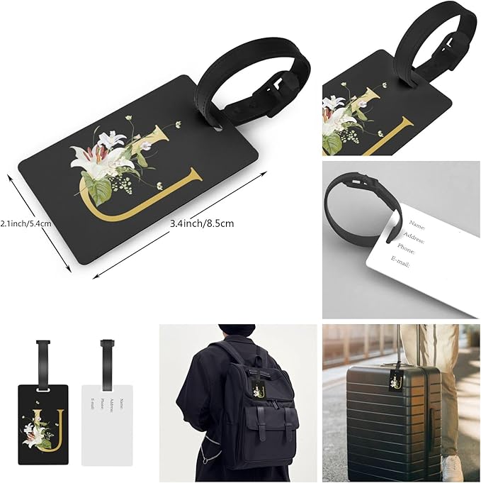 Decorative U Suitcase Protectors Elastic Washable Luggage Covers With Concealed Zippers For 18-32 Inch Luggage (Size L: Fits 25-28 Inch)
