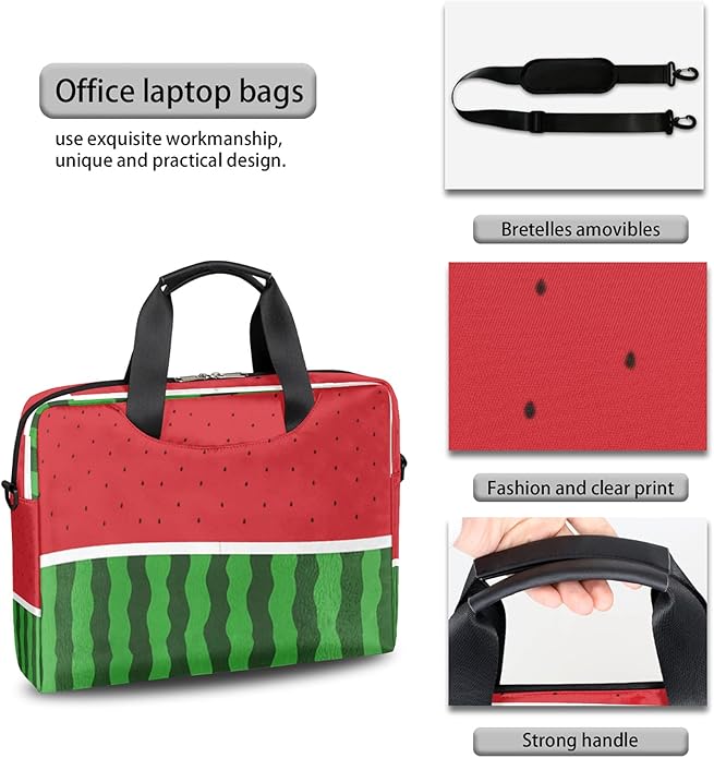 Cute Laptop Shoulder Bag for Women Men, Computer Laptop Bag Laptop Sleeve Case Laptop Satchel Briefcase Carrying Bag QA-1