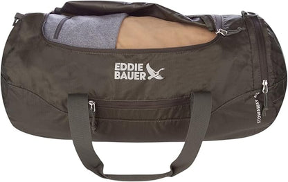 Eddie Bauer Stowaway Packable Duffel Bag | Travel | Foldable | Lightweight | Durable | Ripstop Polyester