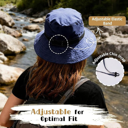 Sun Bucket Hat for Men Women Fishing Beach Safari Hats for Golf Hiking Hunting Outdoor UPF 50+