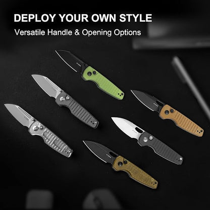 Kizer Parakeet EDC Pocket Knife, 2.46" Nitro-V Blade Folding Knife with Acrylic Handle, Thumb Stud Opener Small EDC Knives for Men Women Camping Hunting V2706A2