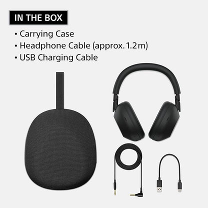 Sony WH-1000XM6 The Best Noise Canceling Wireless Headphones, HD NC Processor QN3, 12 Microphones, Adaptive NC Optimizer, Mastered by Engineers, Studio-Quality, 30-Hour Battery, Midnight Blue