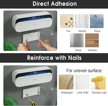 iHave Toothbrush Sanitizer and Holder, UV Toothbrush Holders for Bathrooms with 100M Negative Ions for 360° Disinfection, Mold Control & Odor Neutralization, 5-Slot Turbofan Drying Toothbrush Holder