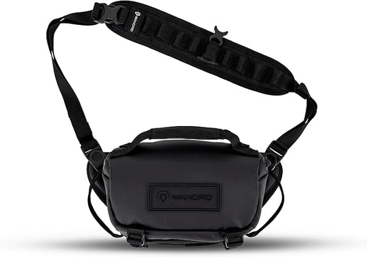 WANDRD ROGUE V1 3L Sling: Compact Camera Sling and Crossbody Bag with Fast Access, 3-Way Carry– Lightweight Everyday Bag Great for Travel, Photography, and Daily Use (Black)