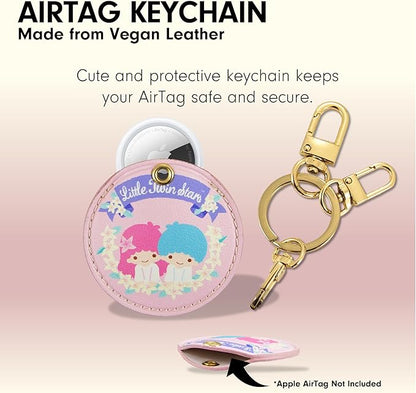 Sonix x Sanrio Keychain Case Compatible with Apple AirTag | Protective Cover Keychain | Hello Kitty & Friends - Floral Little Twin Stars