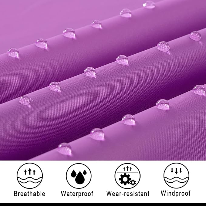 Fashion Hooded Rain Poncho Waterproof Raincoat Jacket with pocket for Women/Men/Adult
