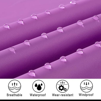 Fashion Hooded Rain Poncho Waterproof Raincoat Jacket with pocket for Women/Men/Adult
