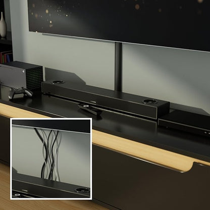 D-Line Half Round Cord Hider, Patented Cable Cover, Hide TV Wall Mount Wires, Raceway for Cords, Decorative Wire Covers, Paintable, Adhesive Cable Concealer, 2in W x 1in H x 39in L, Black