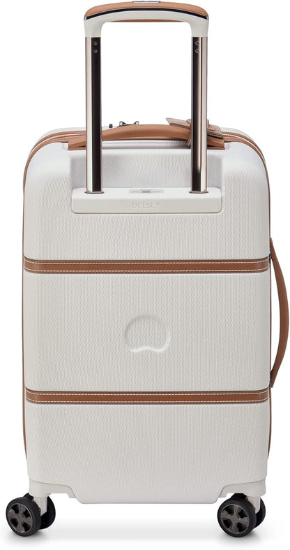DELSEY PARIS Chatelet Air 2.0 Hardside Luggage with Spinner Wheels, Angora, Carry on 19 Inch