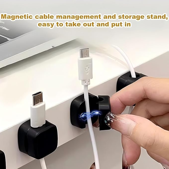 10 colors of silicone cable ties +10 data cable fixers, suitable for binding headphones, charging cables, curtains and umbrellas. It is a good gift for families, schools and offices