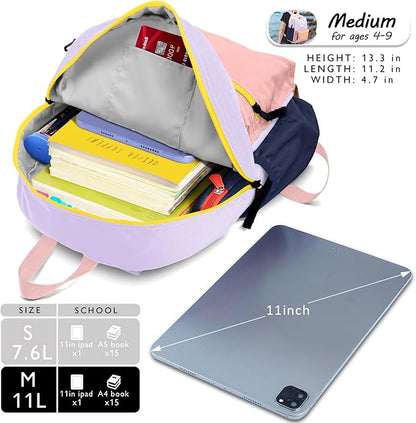 Kids Backpacks For Girls & Boys, Kindergarten & Elementary School Bookbag, For School & Travel, Small Child Toddler Backpack, 13" H, For Kids 3-5 Medium