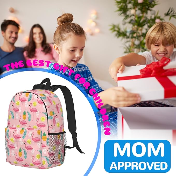 Kids Backpack for School Elementary Lightweight Cute Students Bookbag for Teens Boys Girls School Bag
