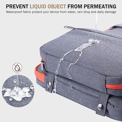 Voova Laptop Sleeve Case 13 14 Inch Compatible with MacBook Air 13 M2/M3/M4, MacBook Pro 13/14,13.5”Surface Laptop 4/5,Chromebook 14,2 in 1 Waterproof Computer Bag with Detachable Accessory Pouch